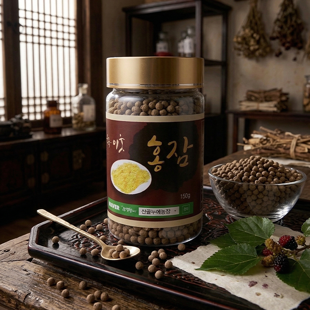 산골누에농장 골든실크 홍잠환 150g